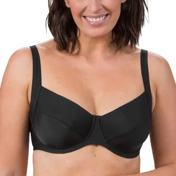 Trofe Mix Bikini Underwire Bra Svart D 46 Dam