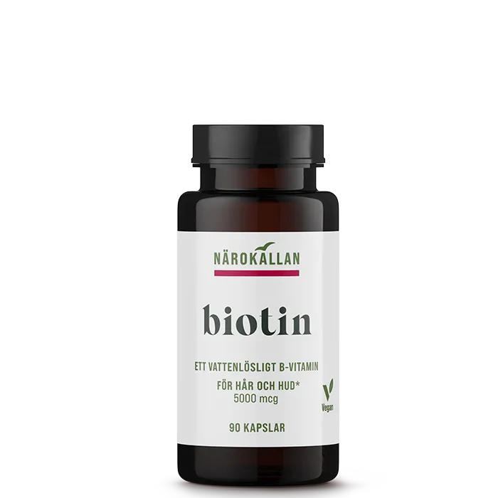Närokällan Biotin 5000 mcg 90 kapslar