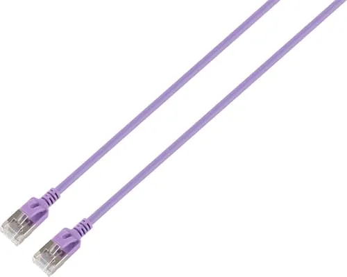 Prokord Slim Network Cable / Patch Cord Lszh Rj-45 Cat 6a 2.5m Lila