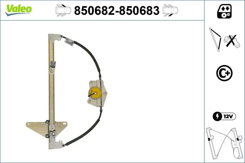 VALEO 850682 Fönsterhiss
