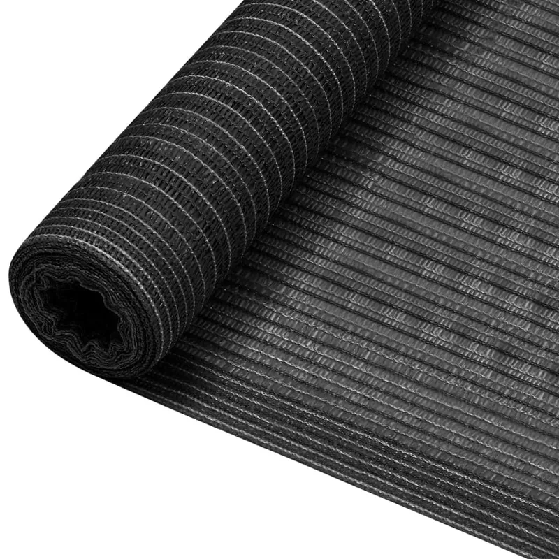 vidaXL Insynsskyddsnät antracit 1×10 m HDPE 195 g/m²