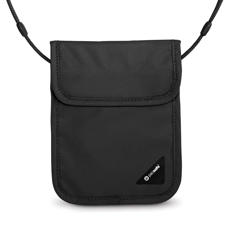 Pacsafe Coversafe X75 Neck Pouch Black Reseplånbok