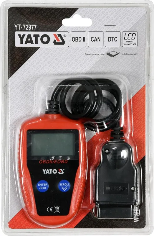 OBD-kabel, självdiagnos YATO YT-72977