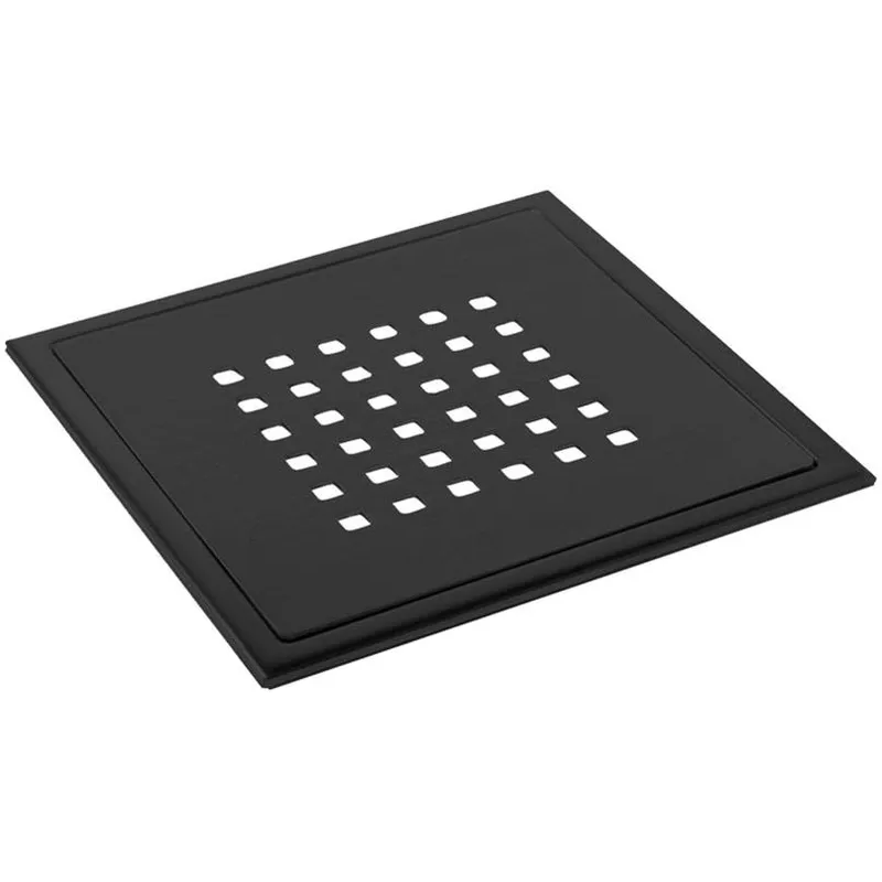 GOLVBRUNNSSIL STHLM LUX BLACK 200X200MM | Beijerbygg Byggmaterial
