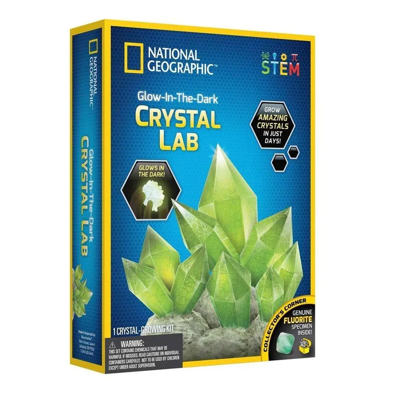 National Geographic Glow-in-the-Dark Crystal Lab – National Geographic – Leksaksaffären