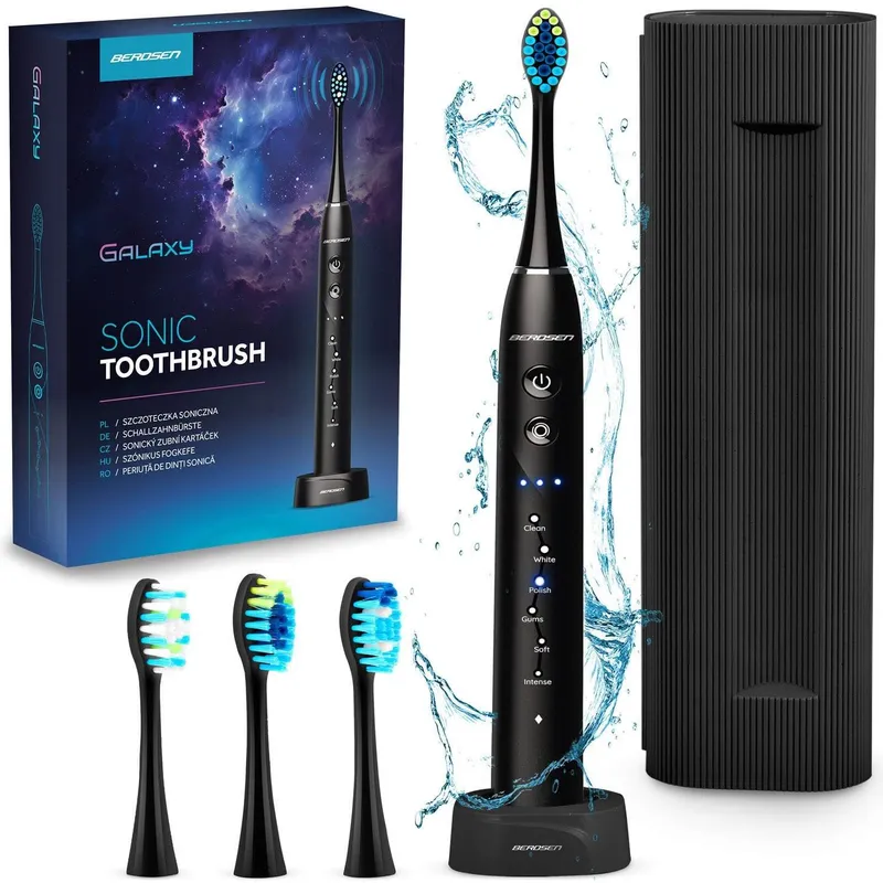 Berdsen Galaxy sonic tandborste, svart