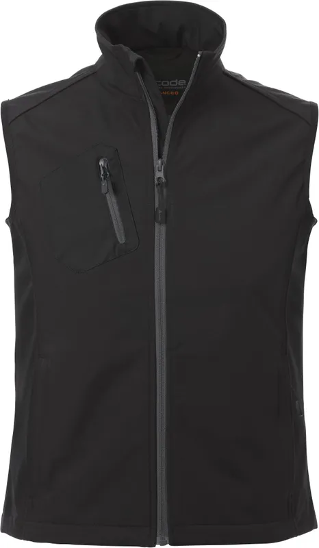 SOFTSHELLVÄST 1506 SBT SVART STL 3XL | Beijerbygg Byggmaterial