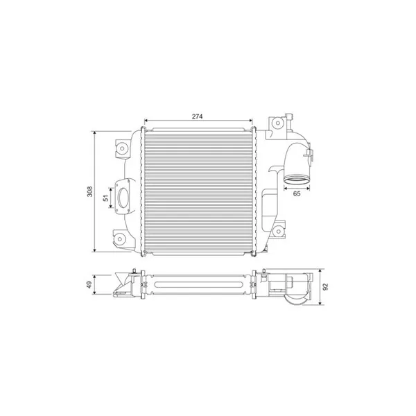 Intercooler VALEO 818321