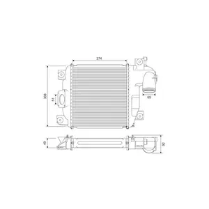 Intercooler VALEO 818321