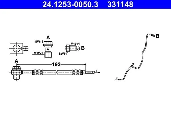 Bromsslang ATE 24.1253-0050.3