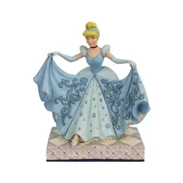 Disneys Prinsessor – Askungen – med glasskon till balen – 21 cm Design Jim Shore