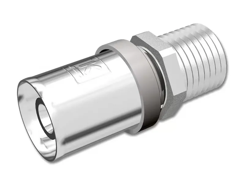 LK Systems PressPex 1878435 Koppling rak, utv. gänga 50 x 50 mm, G50