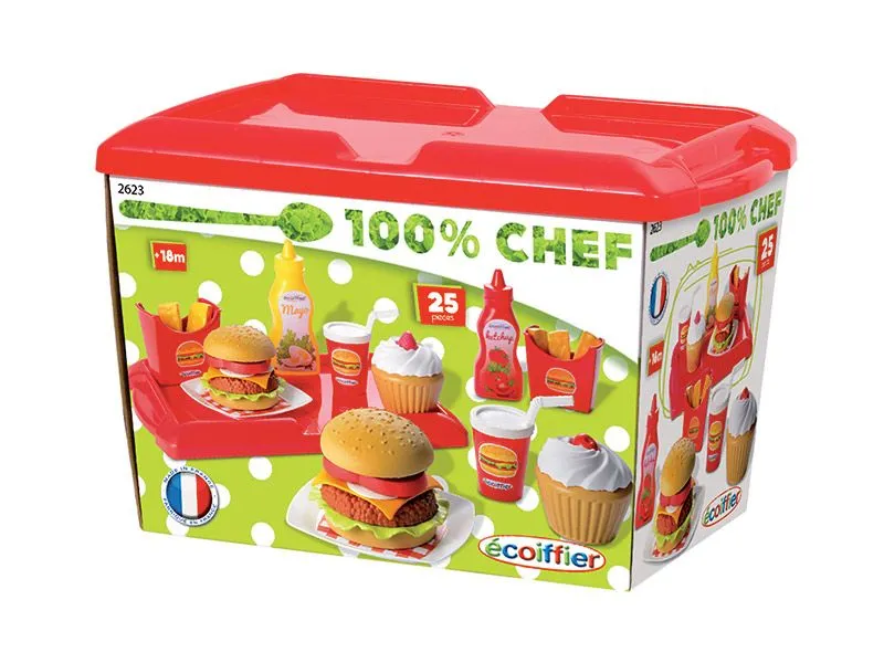 Ecoiffier Burger matset
