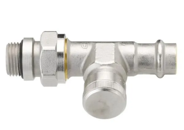 Danfoss RLV10 Press return coupling straight