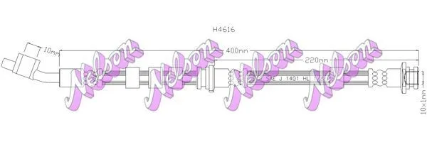 Bromsslang KAWE H4616