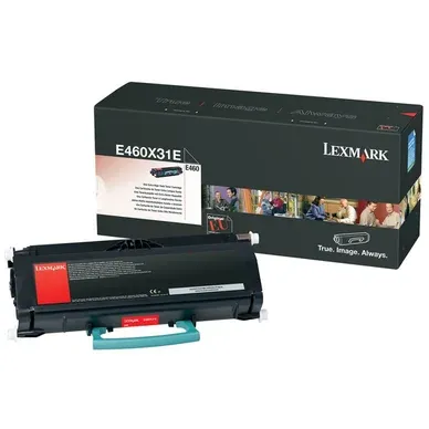 Toner LEXMARK E460X31E 15K svart