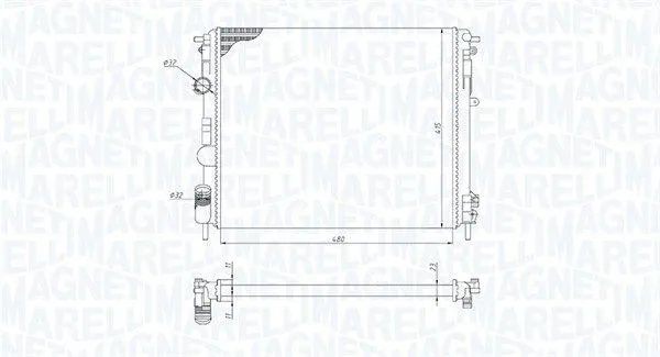 Magneti Marelli 350213195200 Kylare