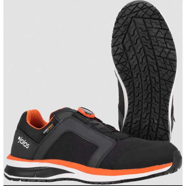 Jalas Tempus 5725 Skyddssko lätt och vattenavvisande, svart/orange 43