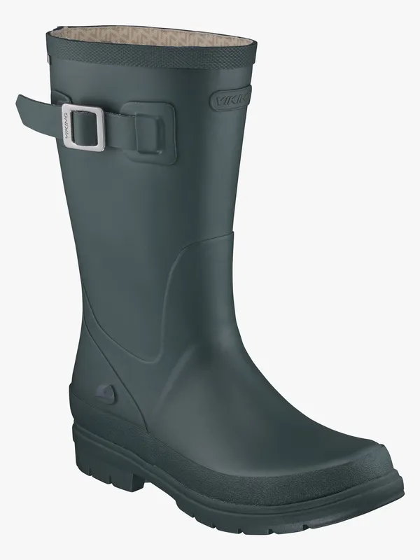 Viking Vendela Jr Gummistövlar, Dark Green 29