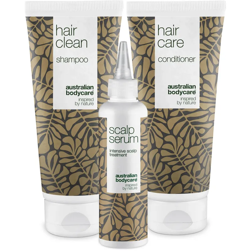 Australian Bodycare 3 Hair Products Scalp Serum, Hair Clean Shampoo & Hair Care Conditioner – 550 ml