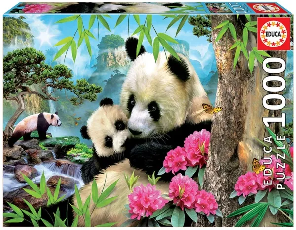 Educa Pussel – 1000 Delar – Morning Panda