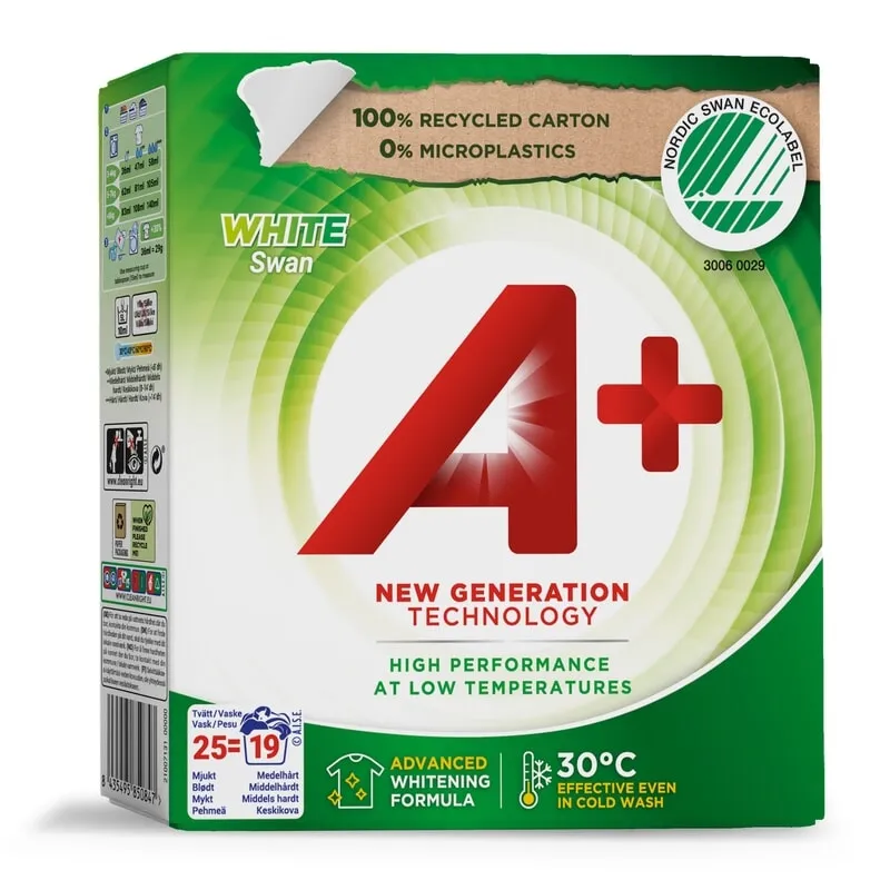 Köp 2 få 20% | Aplus A+ White Tvättmedel Pulver 725 g