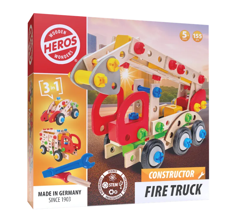 Constructor Brandbil 155 Bitar Heros Tactic