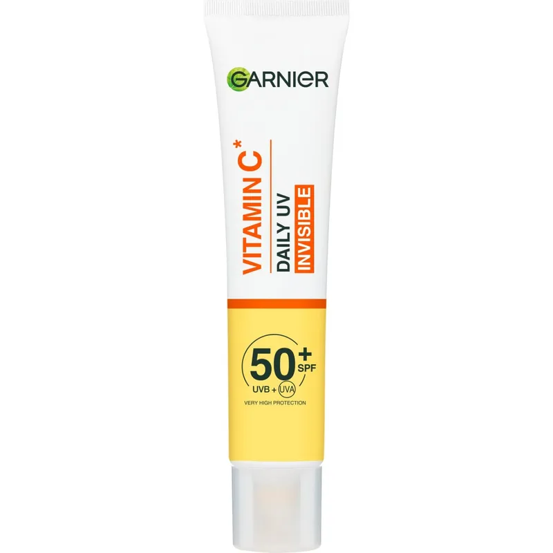 Garnier Vitamin C* Glow-Boosting Daily UV Fluid SPF50+ For Dull Skin Invisible 40 ml