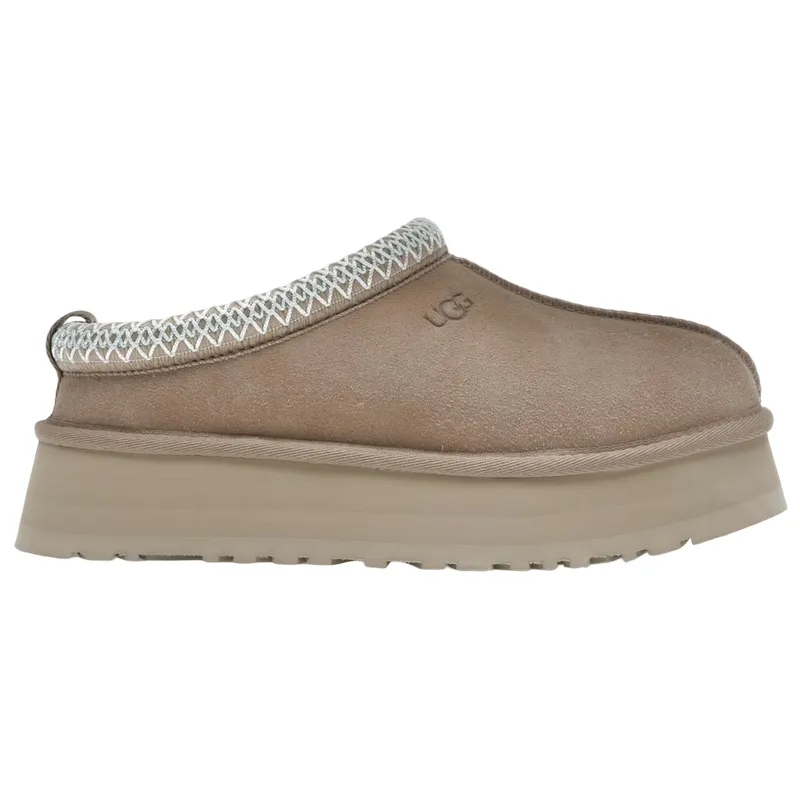 UGG för kvinnor. 1174471 Läder Clogs Tazz II ljusbrun (41), Hud, Karta, Ingen, Casual