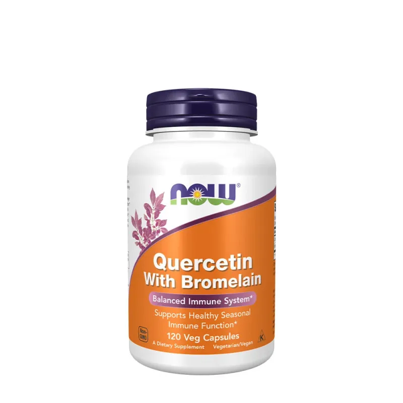 NOW - Quercetin med Bromelain, storlek