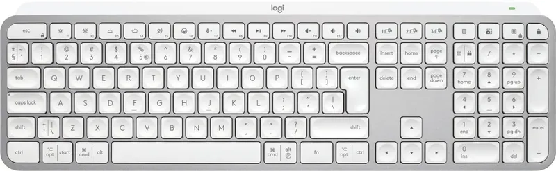 Logitech MX Keys S Pale Grey - US - Tangentbord - Engelska (US) - Grå