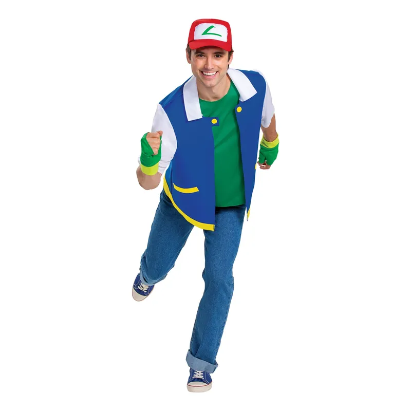 Pokémon™ Ash Ketchum Maskeraddräkt - Small/Medium