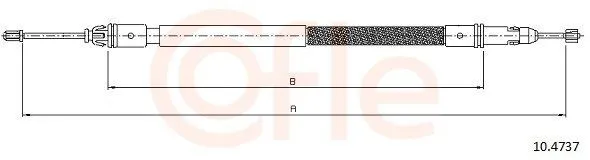 Handbromsvajer COFLE 10.4737