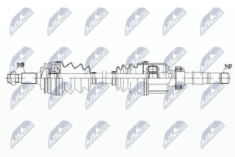 Drivaxel NTY NPW-CT-091