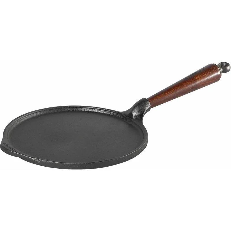 Skeppshult Gjutjärn Skeppshult pannkakspanna med trähandtag 23 cm