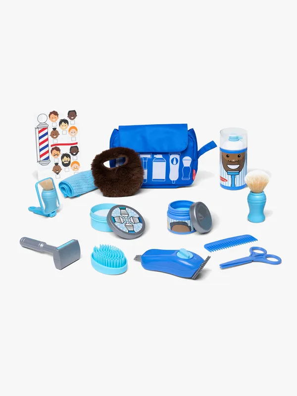 Melissa & Doug Frisörsalong – 16 Delar – Blå