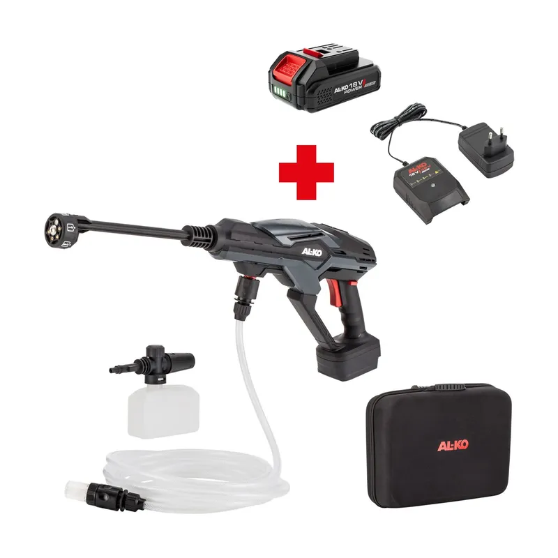 AL-KO PWD 1845 Comfort Mellantryckstvätt med batteri och laddare