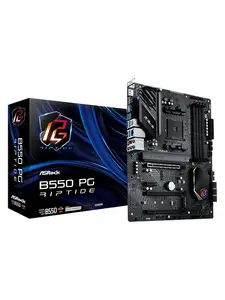 ASRock B550 PG Riptide Moderkort - AMD B550 - AMD AM4 - DDR4 RAM - ATX