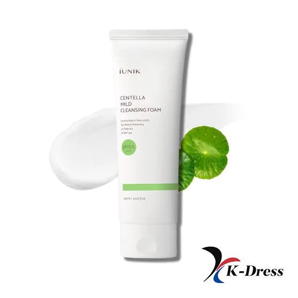 iUNIK Centella Mild Cleansing Foam 120ml 1 PCS