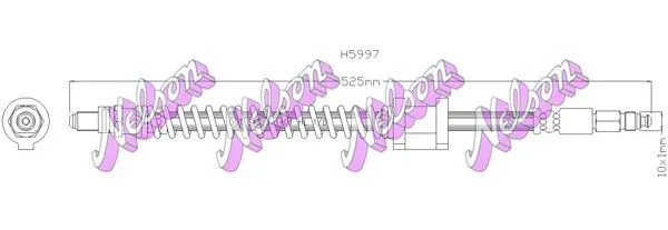 Bromsslang KAWE H5997
