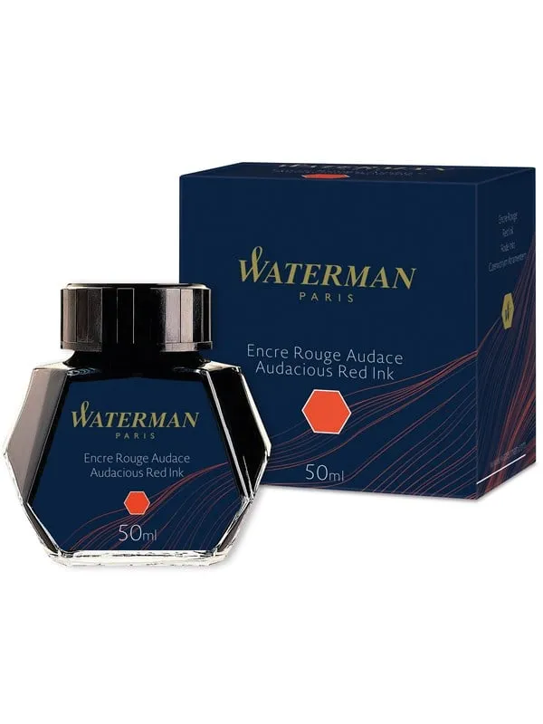 Waterman Reservoarpenna Bläck | Djärv röd | 50 ml flaska