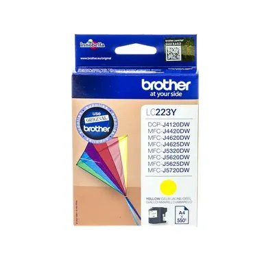 Brother Bläck Gul Lc223y, 550-sheets
