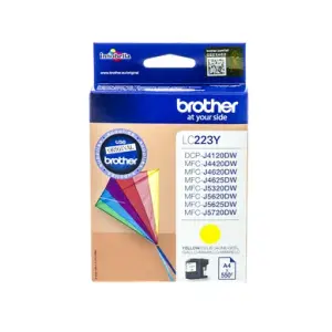 Brother Bläck Gul Lc223y, 550-sheets