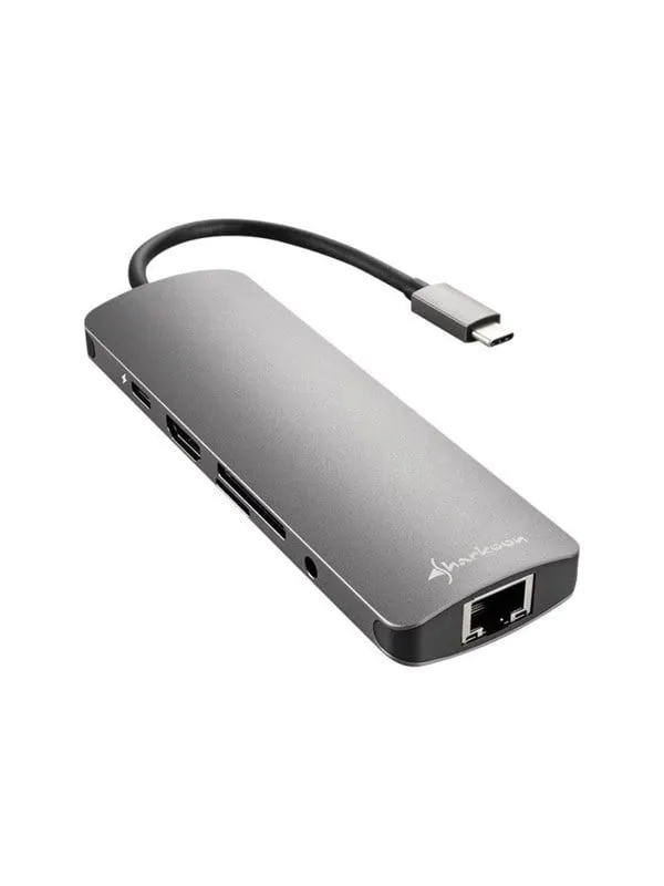 Sharkoon USB 3.0 Type C Combo Adapter - docking station - HDMI