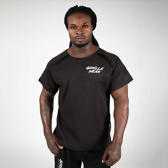 Augustine Old School Work Out Top, black, small/medium