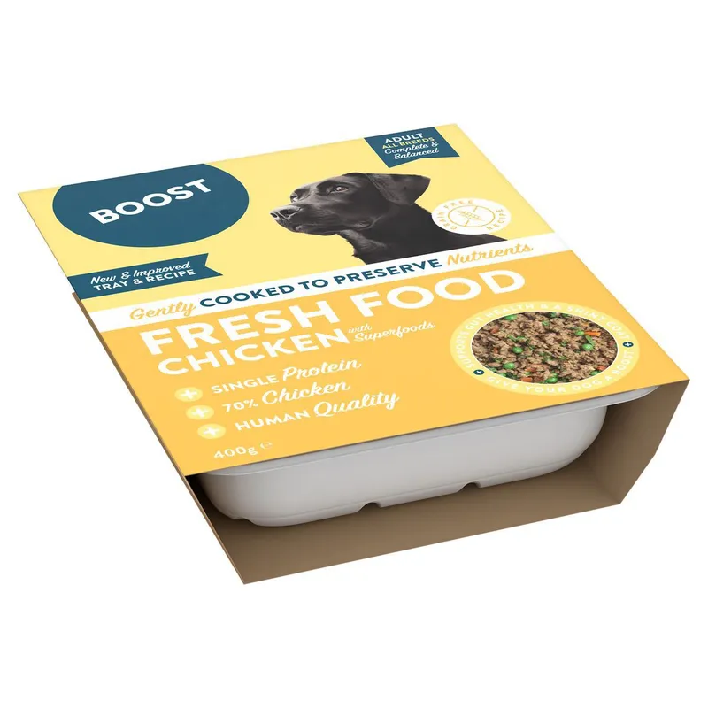 Boost Fresh Chicken Färsklagat Hundfoder 400 g