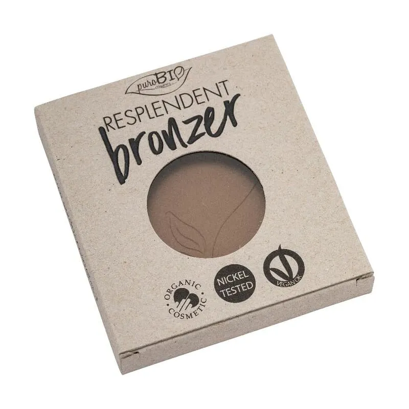 puroBIO Resplendent Bronzer Powder 01 Pale Brown Refill 9 g