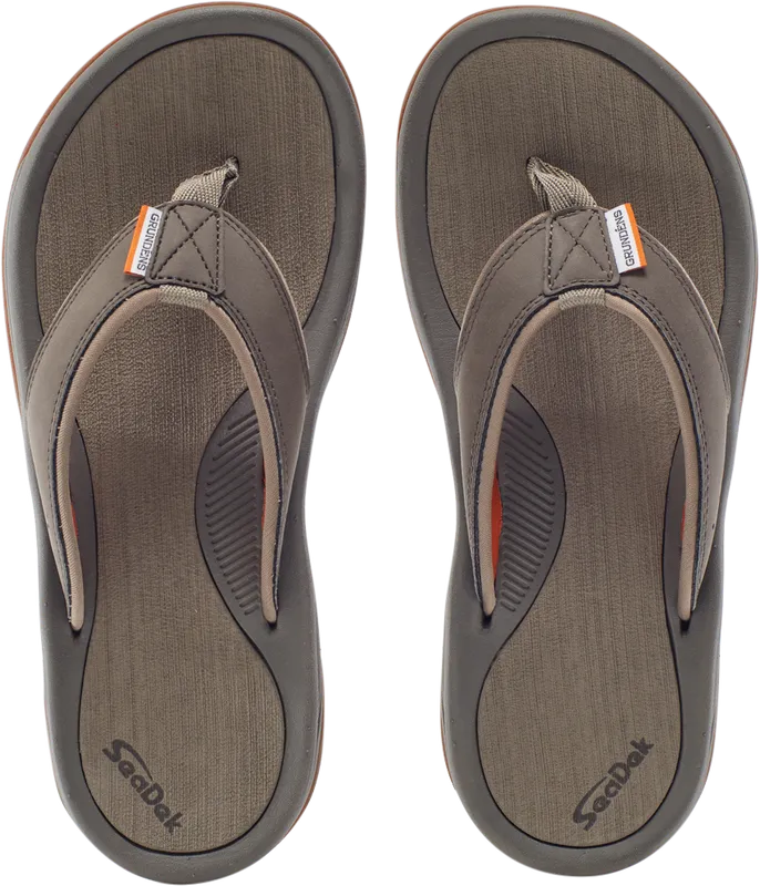 Grundéns 60006-203-1008 Deck Boss Sandal brun, komfort 41