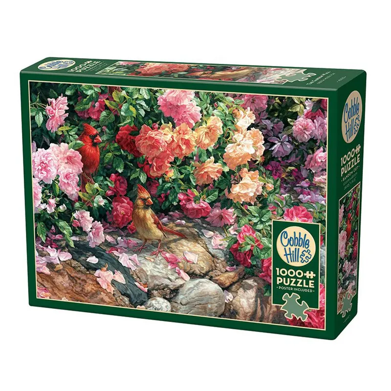Pussel - Fåglarna på Blomsterväggen 1000 Bitar