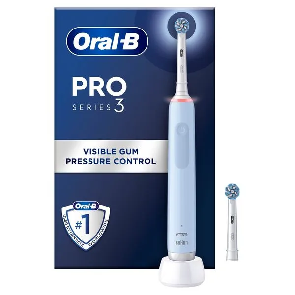 Eltandborste Pro3 Blue + Extra Refill